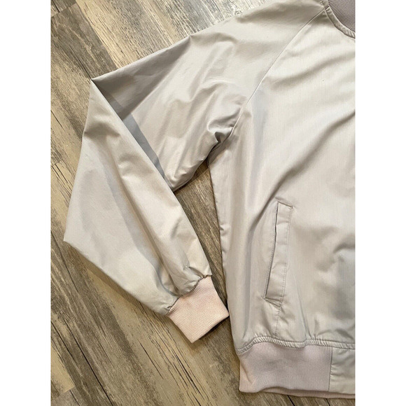 Vtg Michelin Swingster Jacket Khaki Tab Team Size Medium Made In USA Men's - Picture 5 of 9